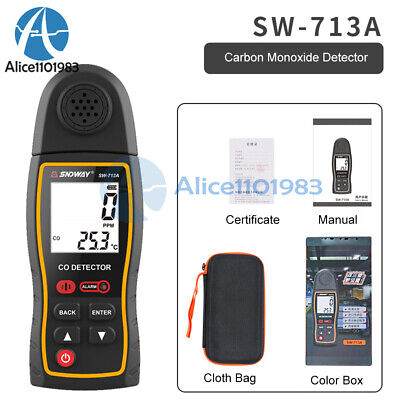 0~2000PPM Portable CO Exhaust Gas Combustion Emission Concentration Detector
