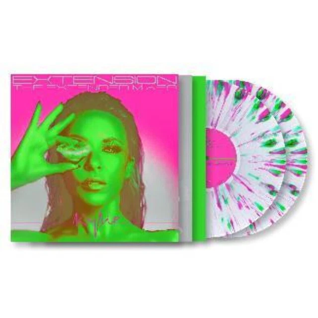 Kylie Minogue - Extension - The Extended Mixes (Clear W/Neon Pink/Green Splatter