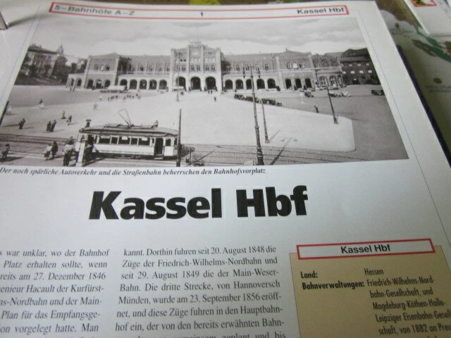 BAHNHOF UND GLEISPLAN Kassel Hbf 10S Hessen EUR 8 15 PicClick DE