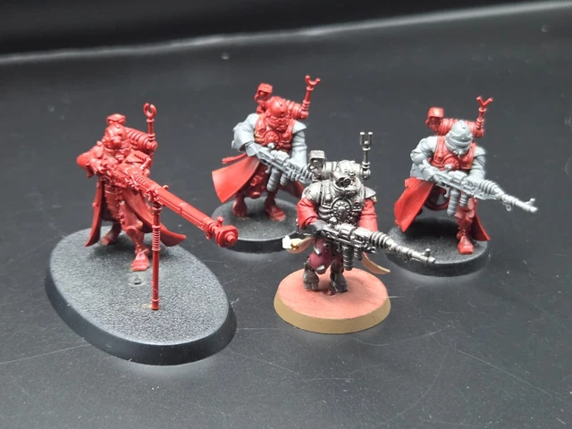 My first 5 Adeptus Mechanicus Skitarii Vanguard. : Warhammer40k My first 5 Adeptus Mechanicus Skitarii Vanguard. : Warhammer40k