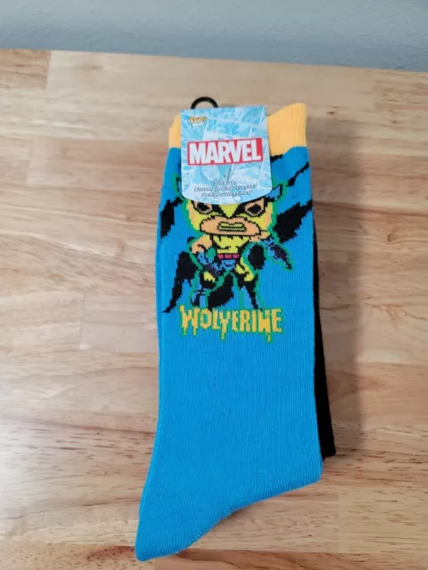 Funko Pop Marvel: X-Men Blacklight 3Pk Crew Socks Wolverine Rogue Magneto