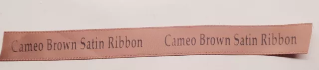 Personalised Satin ribbon 10mm 15mm  gift wrapping Wedding Birthday Christening