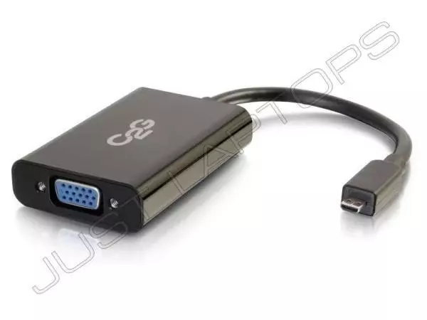 New C2G Micro HDMI Male to VGA Adapter Converter Cable Full HD 1080p with Audio