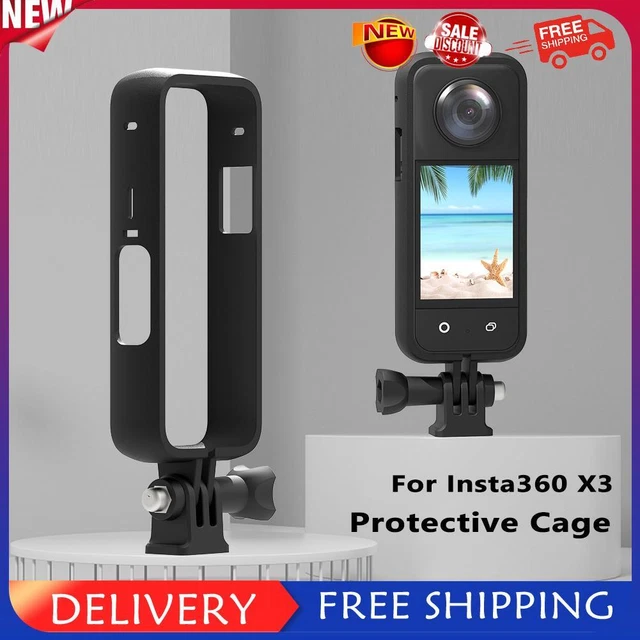 Plastic Camera Cage Accessories Protective Frame Case Frame Cage for Insta360 X3