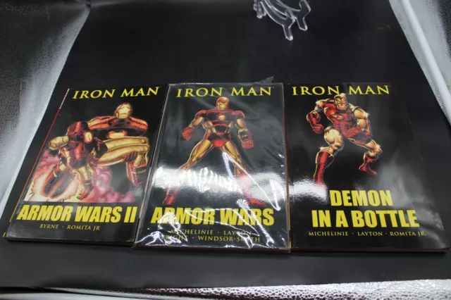 Iron Man Armor Wars, Armor Wars Ii, Demon In A Bottle~ Marvel Tpb