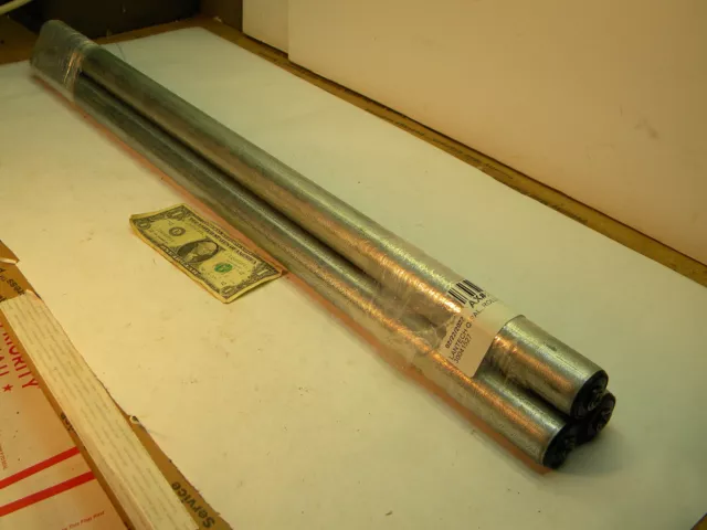 3 count Lantech Q Pal Roller driven conveyor rollers, M014795, 1 1/2 x 32 5/8 in