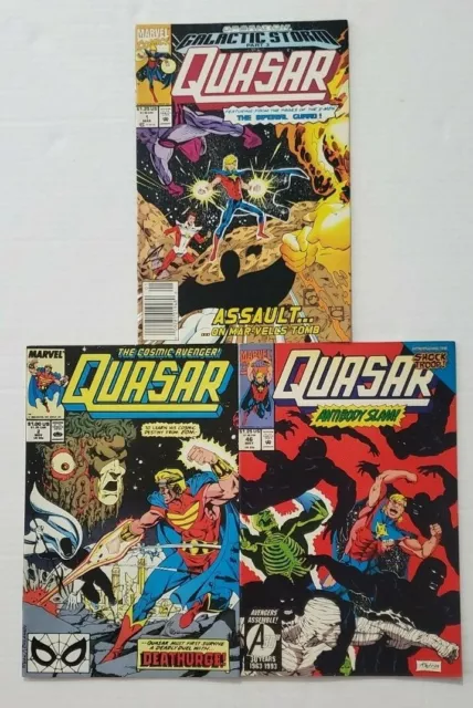 Quasar - Issues 1(32), 2, 46; Vintage Collection, Marvel Comics, 1989 - 1993