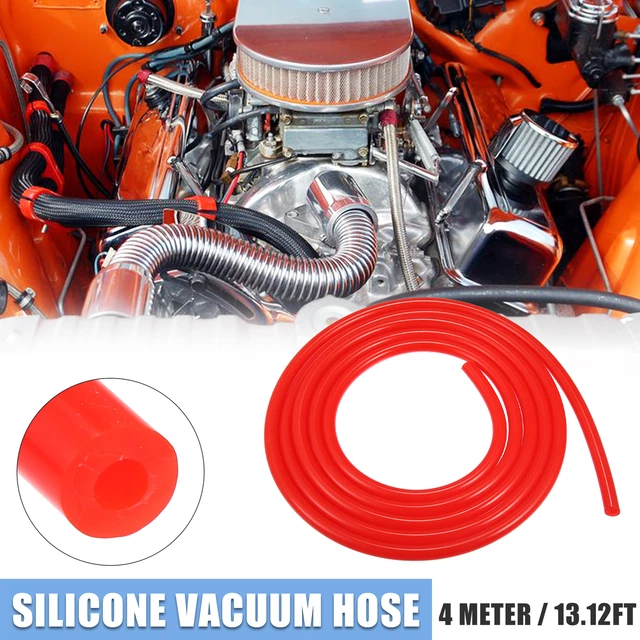 5mm ID 9.84ft Car Silicone Vacuum Hose Pipe Water Air Boost Line Tube Red