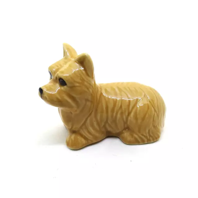 Size L ceramic Dog dollhouse figurines porcelain animal pottery miniature K1000