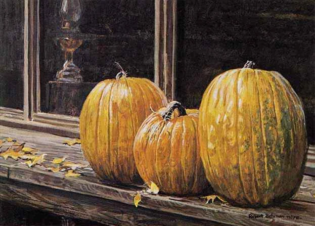 Robert Bateman Pumpkin Time