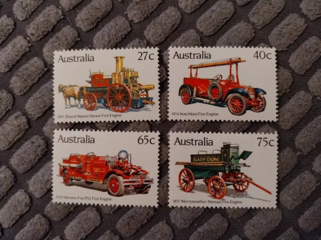 Australia  Stamps 1983 Old Fire Engines