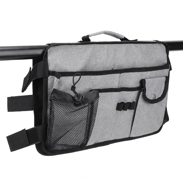 Bolsa de tela Oxford para silla de ruedas bolsa bolsa colgante de gran capacidad almacenamiento