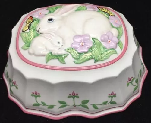 Franklin Mint Le Cordon Bleu Conigli Jello Stampo 1986
