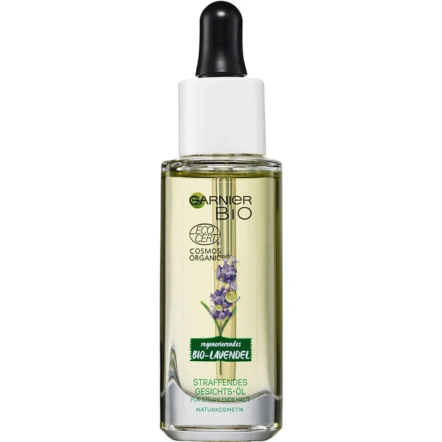 Garnier Bio Straffendes Gesichts-Öl, Anti-Aging Gesichtspflege Mit Bio Lavendel,