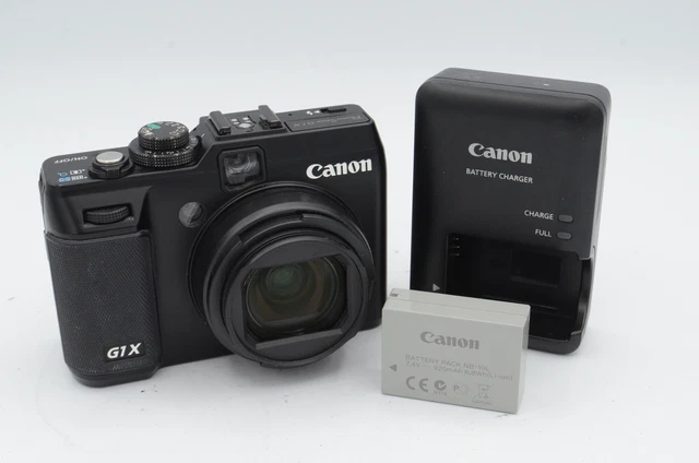 Canon Powershot G1X Digital Point & Shoot Camera Body with Battery & Charger