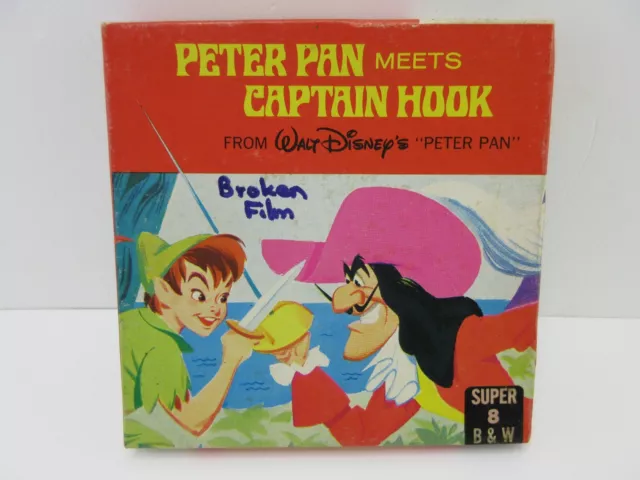 Película Rota - De Colección Walt Disney's Peter Pan Meets Captain Hook 8Mm