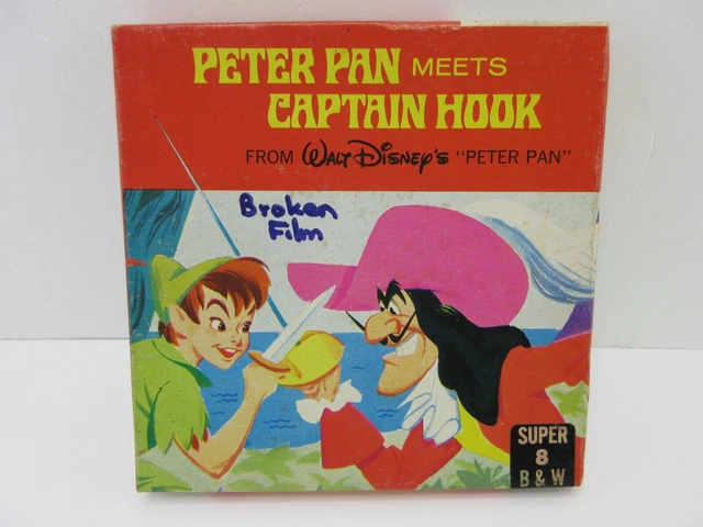 Película Rota - De Colección Walt Disney's Peter Pan Meets Captain Hook 8Mm