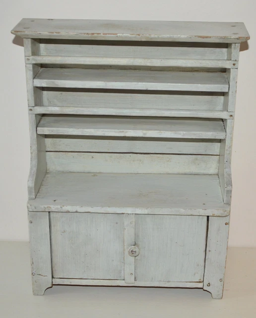 Ancien meuble de poupée cuisine dinette buffet jouet ancien