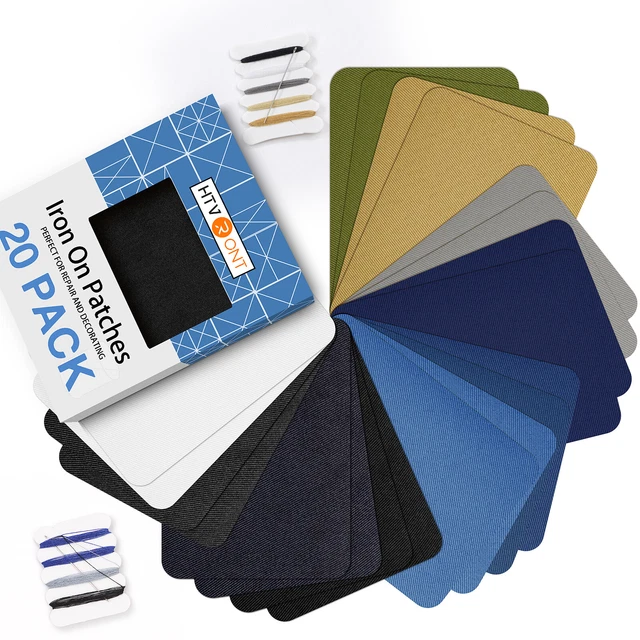 Stoff-Reparaturflicken Selbstklebend – 43,2 X 200,2 Cm – Starke Klebefläche Für Sofa, Auto, Kleidung & Mehr