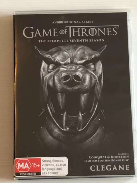 Game Of Thrones - Season 7 (Region 4 DVD, 2017) 5 Disc Set - Peter Dinklage