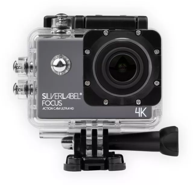 SilverLabel Focus Action UHD 4K Waterproof Sport Camera WiFi Camcorder as Go Pro