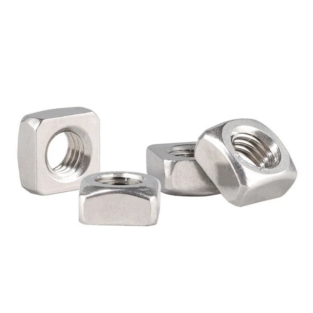 Filettatura fine M6 A2 ACCIAIO INOX QUADRATI DADI SOTTILI CONFEZIONE 20 pezzi