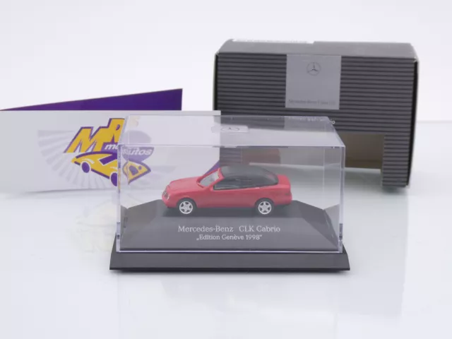 Herpa B66005655 # MB CLK Cabrio rot " Edition Geneve 1998 " 1:87 ab 4,99 €