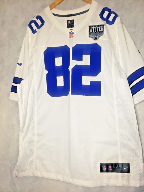 JASON WITTEN Dallas Cowboys NIKE Commemorative Replica Patch NFL Jersey Sz XL JASON WITTEN Dallas Cowboys NIKE Commemorative Replica Patch NFL Jersey Sz XL
