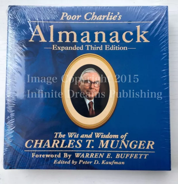 GEUINE FACTORY SEALED NEW Poor Charlie's Almanack 3rd Edition Charles Munger