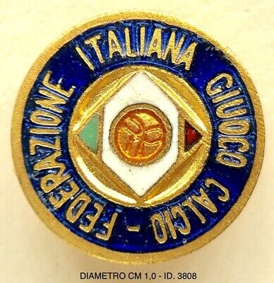 2255 Marcato Bertoni Milano Distintivo "Federazione Italiana Giuoco Calcio" 