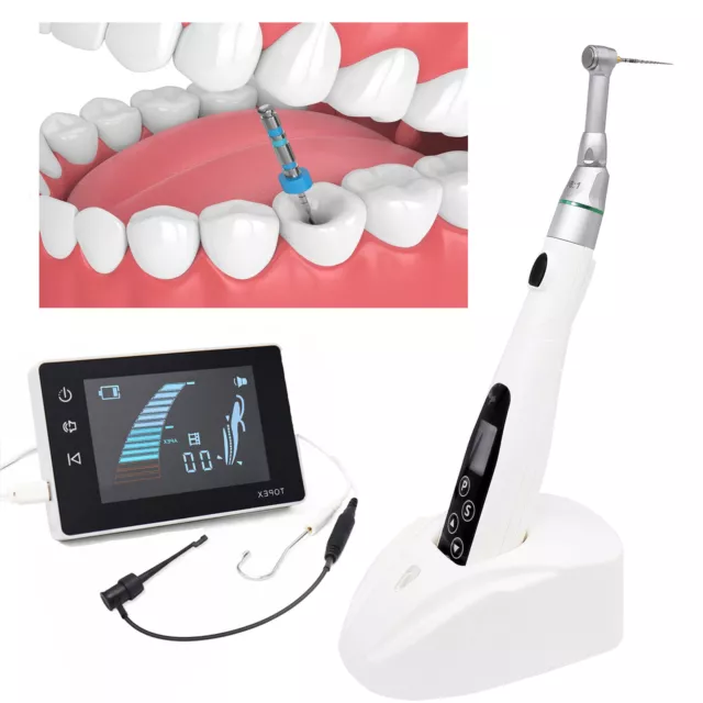 Dental Wireless LED Endo Motor 16:1 Contra Angle Apex Locator Root Canal Finder