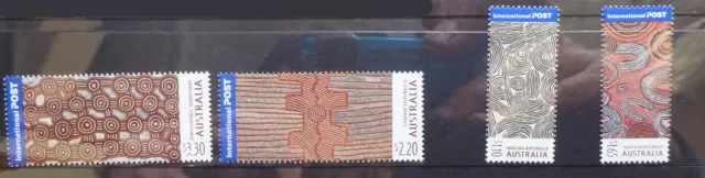 AUSTRALIA 2003 International Post - Aboriginal Art Set 4 Mint Stamps
