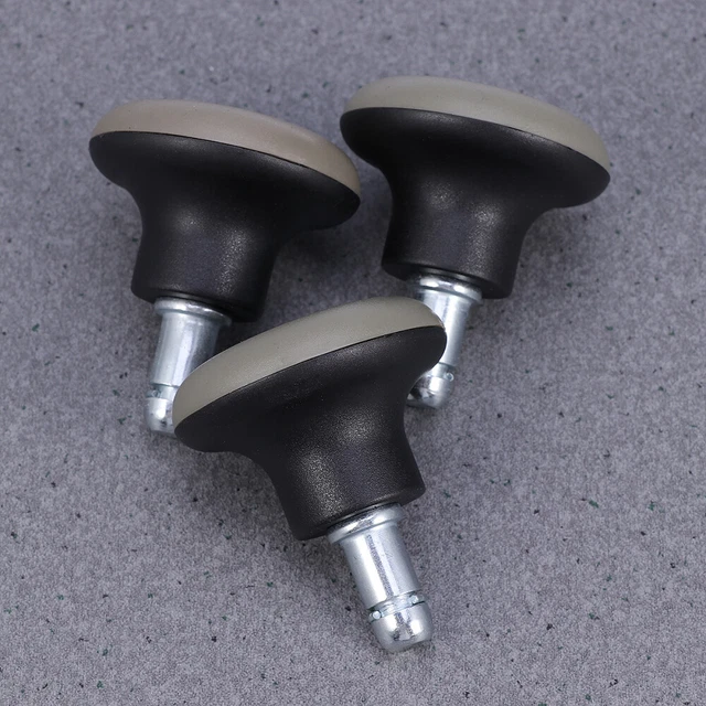 5 Pc Patins De Chaise Pivotante Roulettes Rechange Pour Bureau Molette