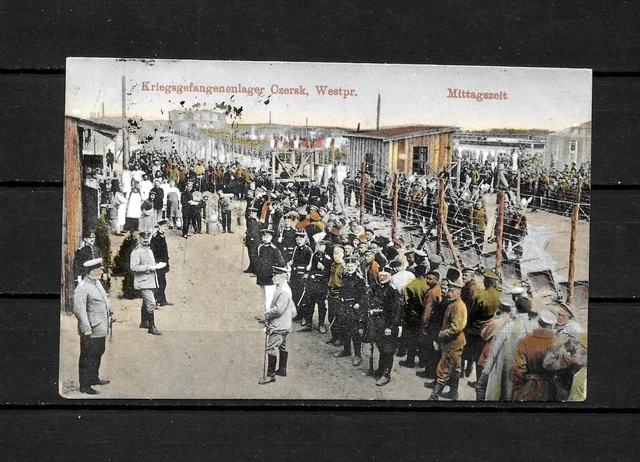 DR KRIEGSGEFANGENENLAGER CZERSK CAMP photo litho postcard 15/11/1917 to Germany DR KRIEGSGEFANGENENLAGER CZERSK CAMP photo litho postcard 15/11/1917 to Germany