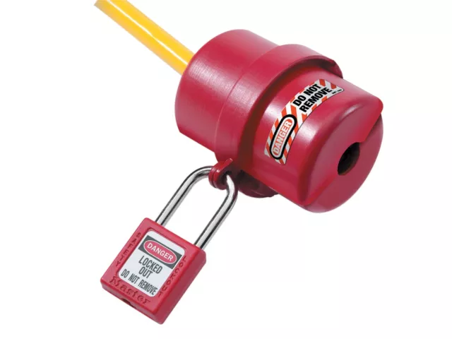Master Lock Lock Copertura Spina Elettrica Piccolo per 120 V - 240 V