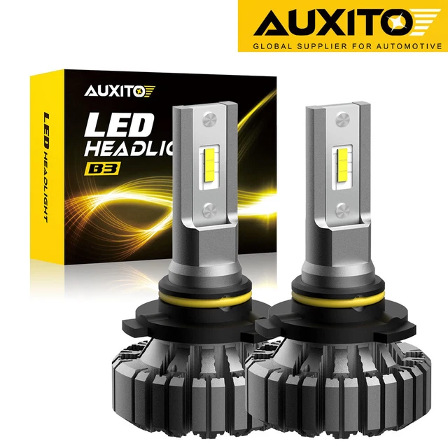 9005 Front LED Headlight Super Bright Bulbs Kit White 40000LM High/Low Beam HB3
