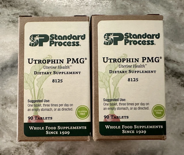LOT OF 2 Standard Process Utrophin 90 Tablets 180 Total Exp 2 2025
