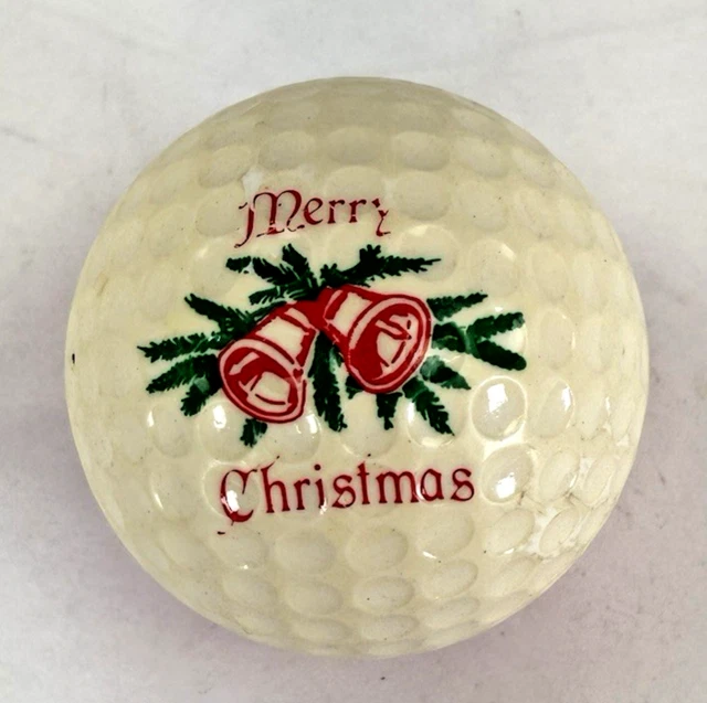 【未使用品】PING GOLFBALL merry Christmas Found an old Ping Eye 2 two-tone ball at my parents' house