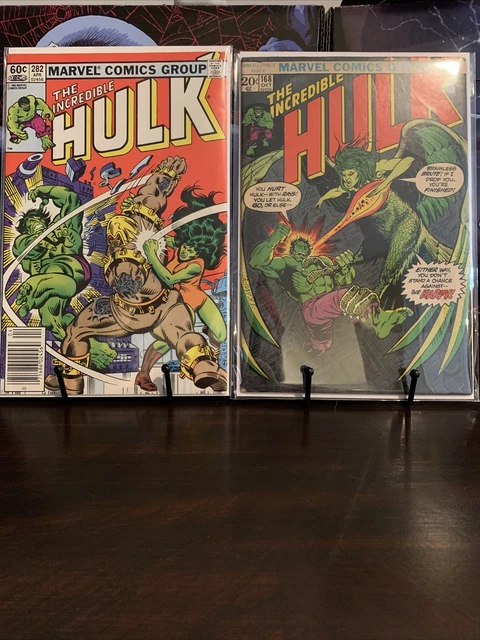 Incredible Hulk Keys # 282 Newsstand - NM & Incredible Hulk # 168 - G Cond.