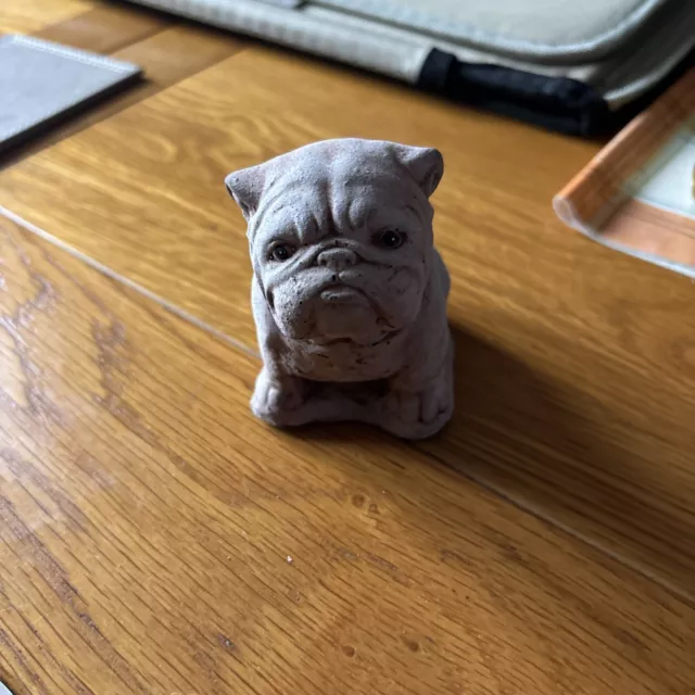 Small Bulldog Ornament Can Also Be Garden