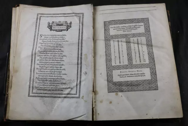 1610 Camden's Britannia, Great Britain, Ireland, First English Language Edition