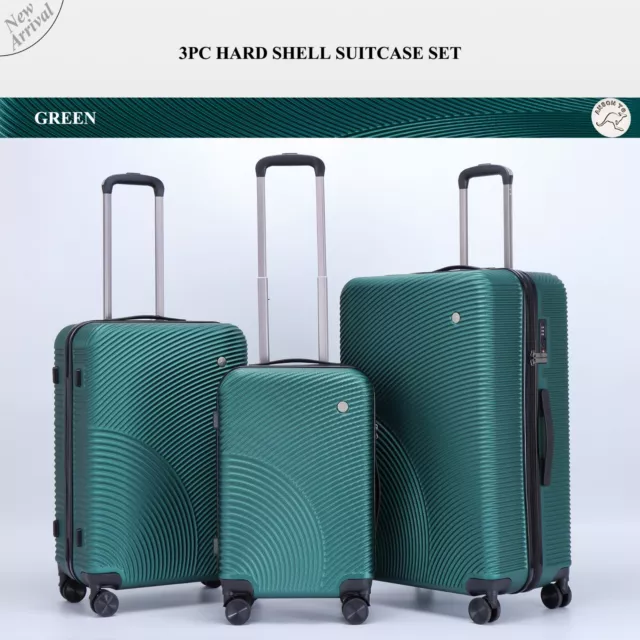 Built-in TSA lock 1-3pc Trolley Travel Luggage Suitcase set 4 Wheel lightweight