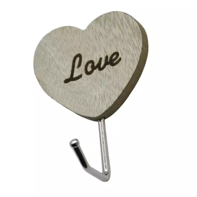 Retro /Heart Shape Wall Mount hanger Hook Self Adhesive Hooks