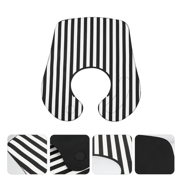 Scialle a righe tinti capelli Pu tampone per taglio capelli taglio capelli bavaglino grembiule a righe mantello