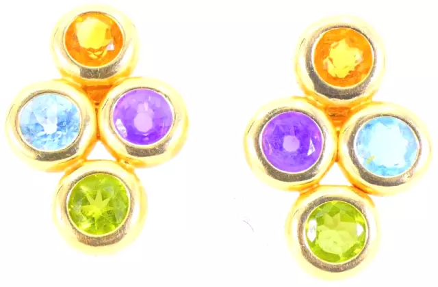 Five (5)November Birthstone Topaz Rhinestone Charms Spacer Beads For Snake  Chain Charm Bracelet - Sexy Sparkles Fashion Jewelry