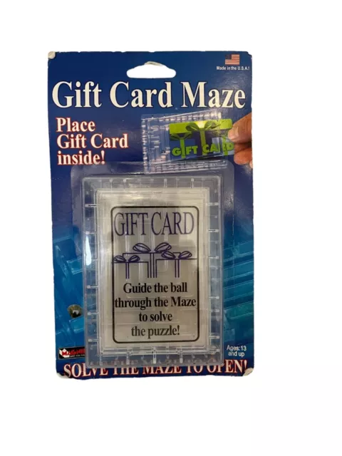 2009 Gift Card Maze, Puzzle Game To Unlock Your Card By Magnif (New) #1260