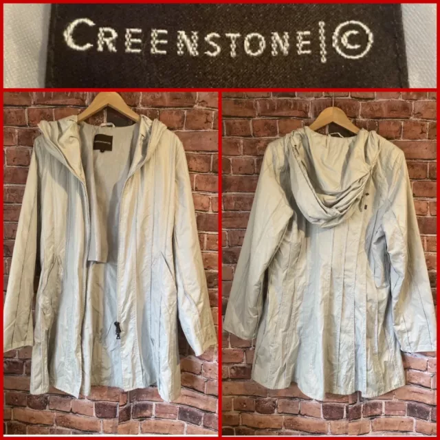 CREENSTONE : Beautiful Lightweight Fit & Flare Coat : U.K. 14 / Size 40