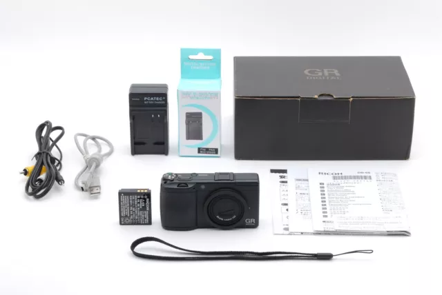 [TOP MINT Box]Ricoh GR Digital II 2 10.1MP Digital Compact Camera Black JAPAN