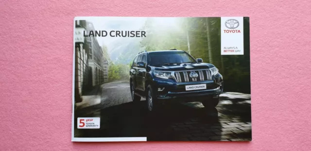 TOYOTA LAND CRUISER Icon Invincible Active car brochure catalogue July ...