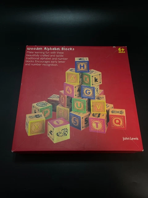 John lewis best sale alphabet blocks
